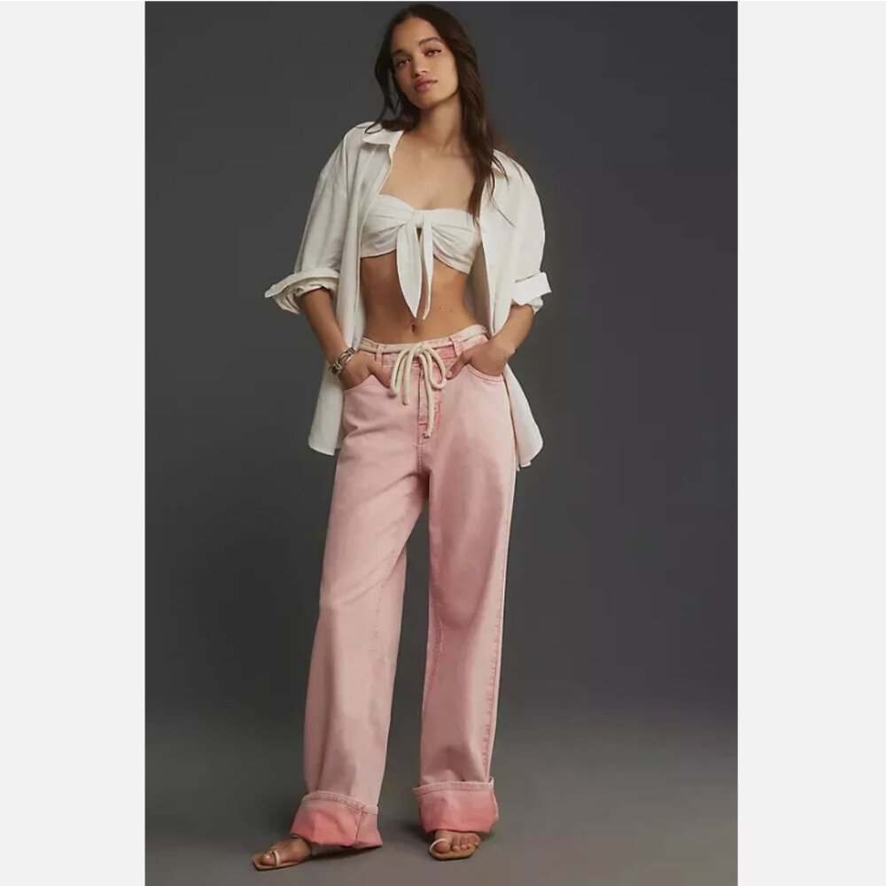 HOST PICK: Brand New Pilcro Cuffed Oversized High-Rise Wide-Leg Jeans